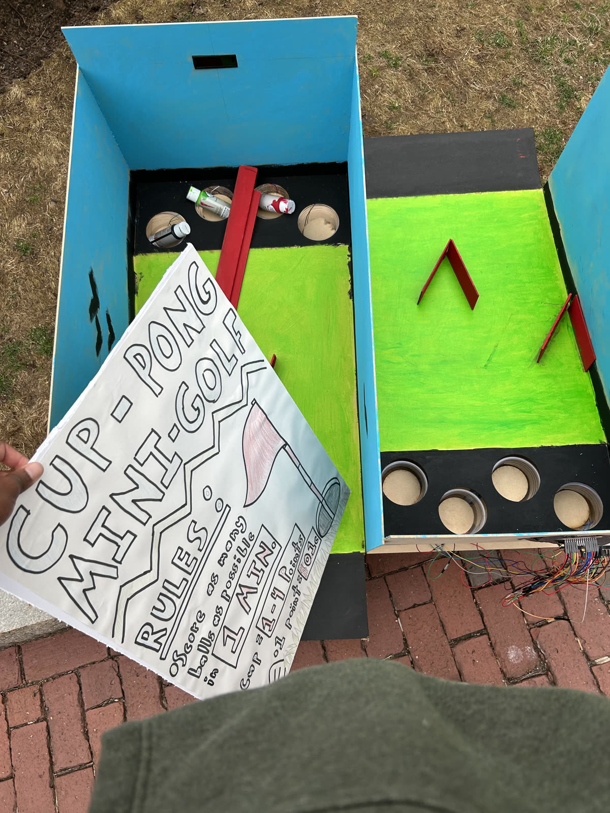 Golf-Pong Carnival Game