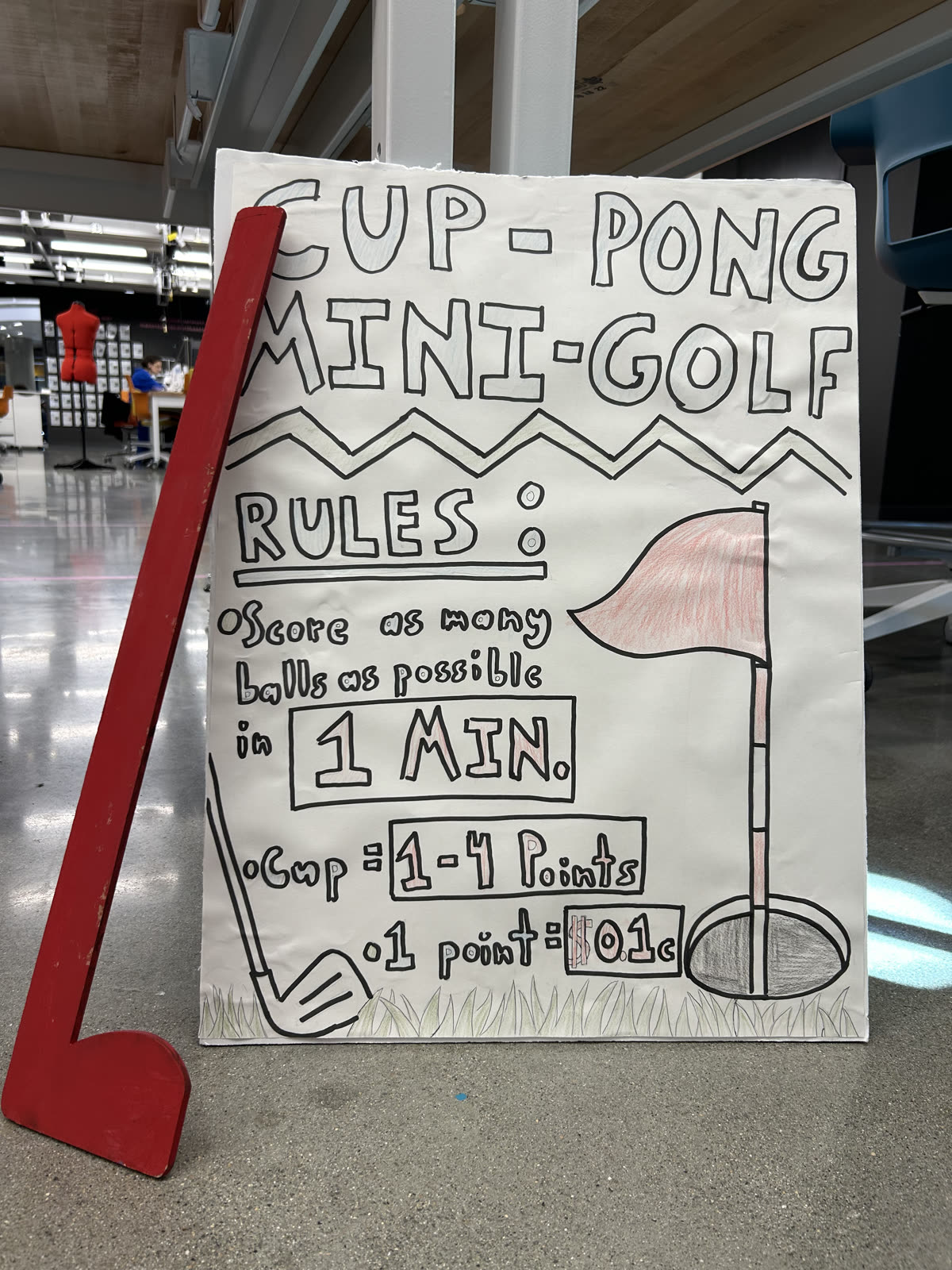 Hand-drawn rules poster