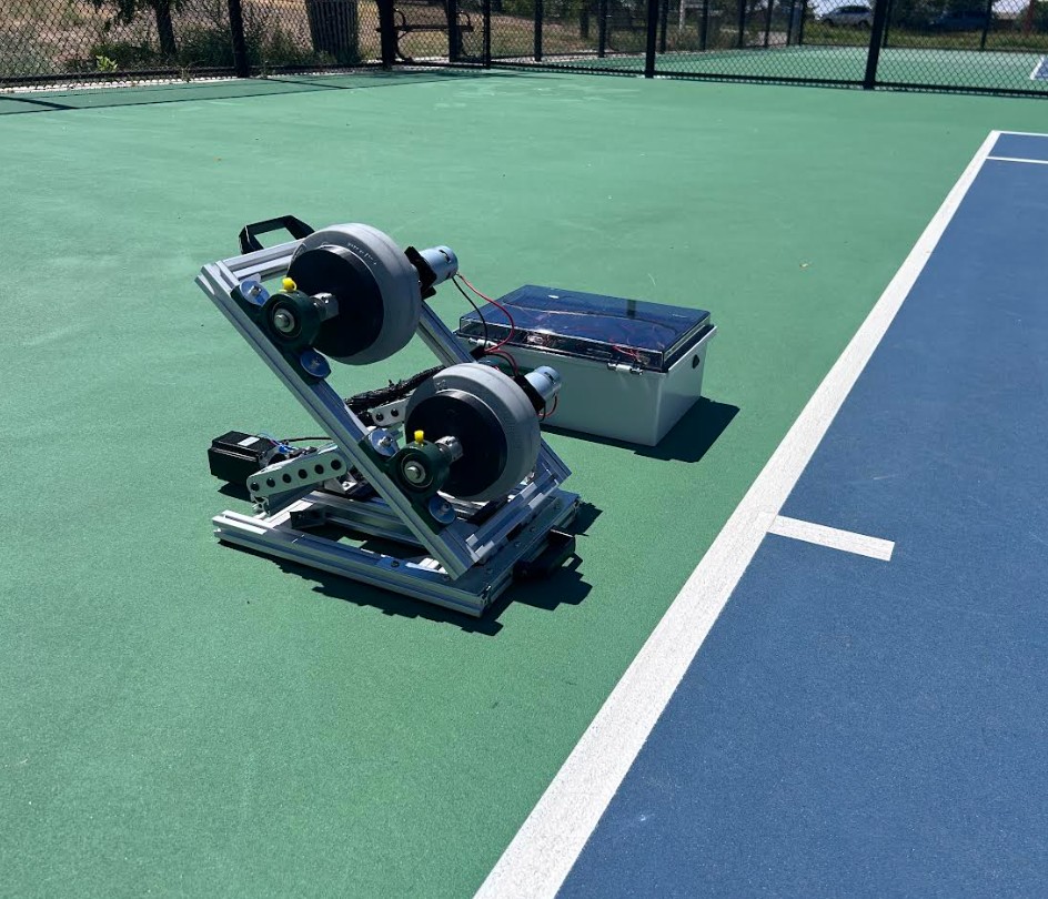 On the court, angle 1