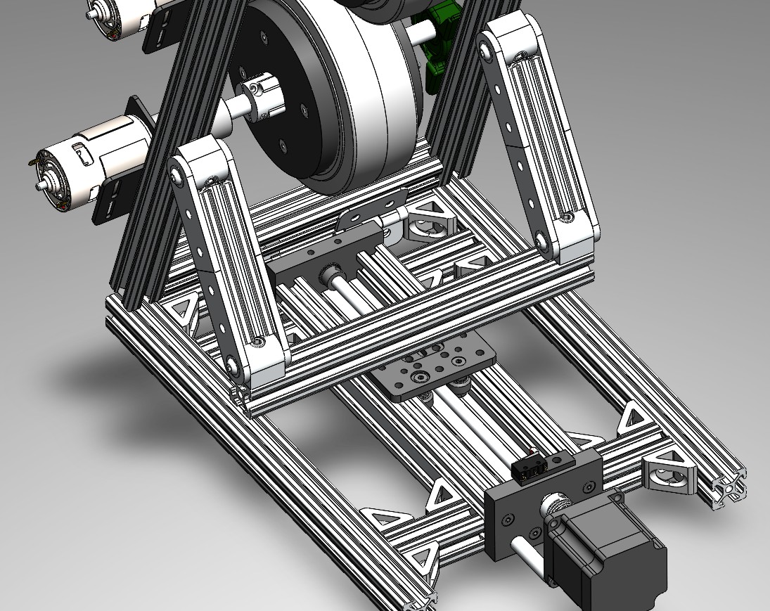Tilt mechanism close-up